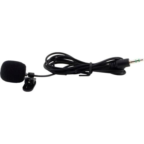 Portable Mini 3.5mm 30Hz -15000Hz Tie Lapel Lavalier Clip Microphone for Lectures Teaching Lessons Education