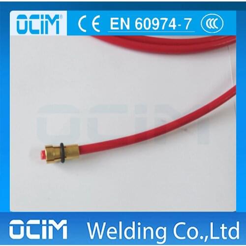 MIG MAG TFL Core Liner 1.0-1.2mm Welding Wire Euro Connectors 4m Red Color