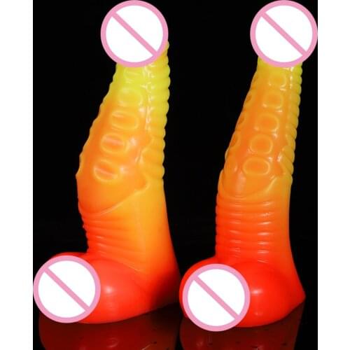 Seahorse Silicone Penis Realistic DildoTentacle Anal Plug Womens Dildo Animal Cock Sex Toys Masturbators Erotic Adult supplies