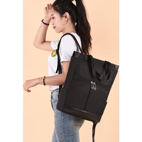 Women Backpack Nylon School Bags Teenage Girl Shoulder Bags Female 2021 Backpack New Trend Female Backpack Fashion Casual