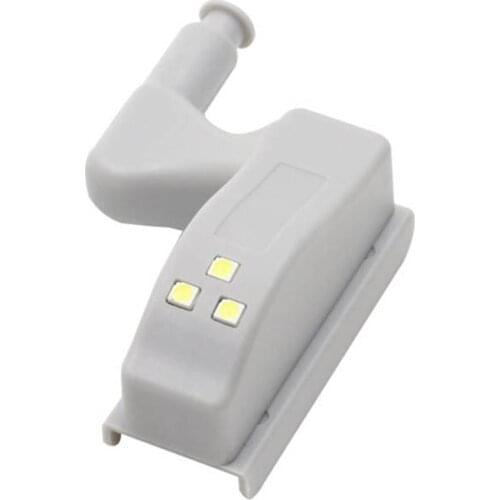 0.25W Universal LED Inner Hinge Lamp Under Cabinet Sensor Night Light For Wardrobe Cupboard Bedroom Kitchen Closet