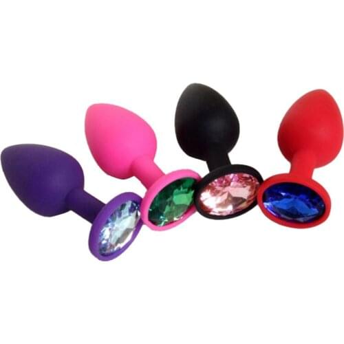 1Pc Sexy Silicone Anal Plug Massage Adult Sex Toys For Women Or Man Butt Plugs