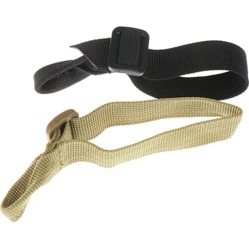 1 Pcs Buttstock Sling Mount Strap Loop Adapter Webbing Rifle Attachment Adjustable Tactical Gun Sling Airsoft Sling