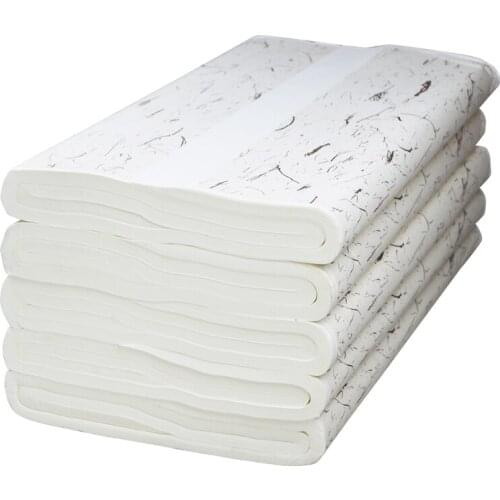 100 Sheets Raw Xuan Paper Papel Arroz Calligraphy Brush Writing Chinese Painting Freehand Brushwork Painting Raw Xuan Paper