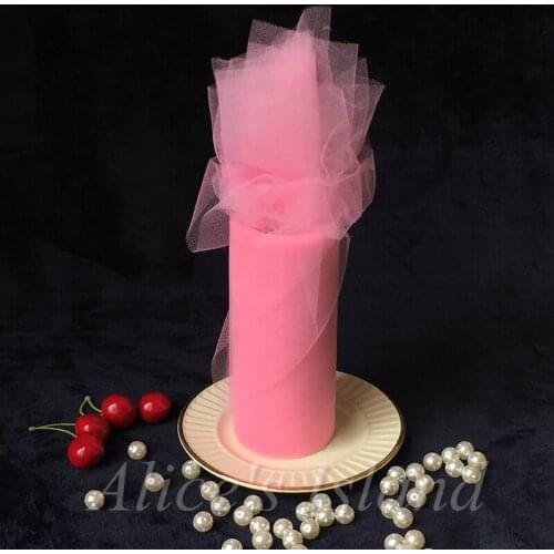 2200 x 15cm Wedding Birthday Party Theme Organza Tulle roll Fabric Spool Tutu Party Decoration Crafts Festive Supplies