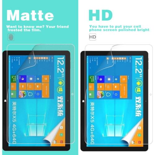 Anti-Glare Front Matte Film For Teclast Tbook 10 10S 10.1" Glossy HD Clear Film Mobile Phone Guard Shell + Cleaning Tools