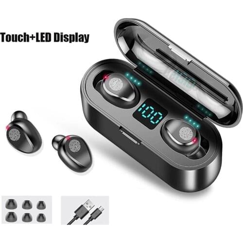 Bluetooth-compatible V5.0 Earphone Wireless Earphones Stereo Sport Wireless Headphones Earbuds headset For iPhone Xiaomi