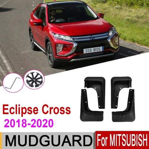 Car Mudguards For Mitsubishi Eclipse Cross 2020 2019 2018 Front Rear Mudflap Fender Mud Flaps Guard Splash Flap Accessories