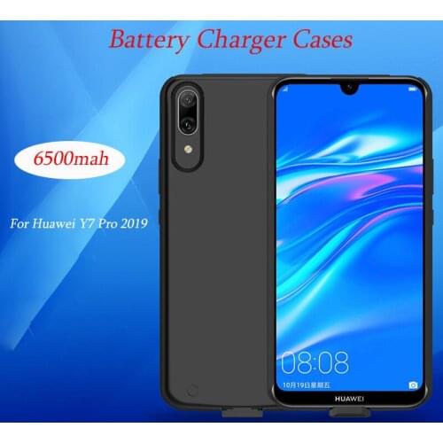 6500mah For Huawei Y7 Pro (2019) Battery Case Smart Phone Battery Cover Power Bank For Huawei Y7 Pro 2019 Charger Case