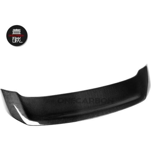 For Mercedes-Benz Smart Modified Carbon Fiber Spoiler Tail Wing Fortwo Forfour Luggage Bright Black Spoiler 2016 2017 2018 2019