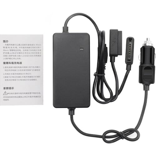 Mavic 1 Battery Travel Vehicle Charger Dual Output Charging 4 In 1 Car Charger for DJI Mavic Pro Platinum Camera Smart Charger