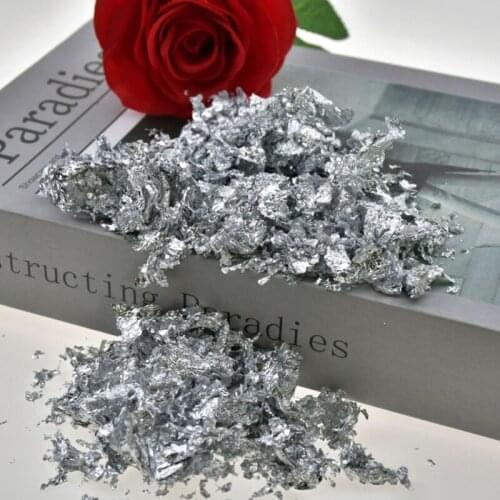 E56A 3 Boxes Gold Metallic Foil Flakes Set Nail Art Supplies Handmade Art Crafts Paintings Crafting Paper DIY Embellishments