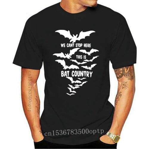 T SHIRT BAT COUNTRY FEAR LOATHING HUNTER S THOMPSON RAVE PARTY TECHNO TEE
