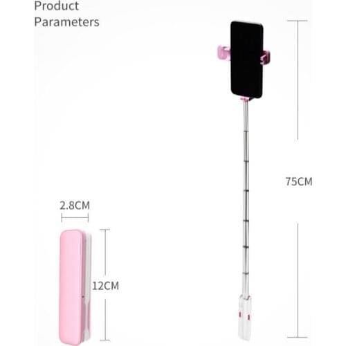 Mini Portable Selfie Stick Bluetooth Wire Control Phone Integrated Applicable Iphone PhotoSelfie Universal Artifact