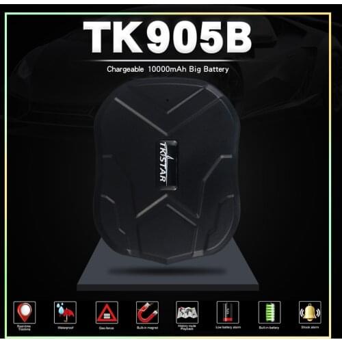 Multifunctional vehicle equipment gps vehicle tracker TK905B tracks in real time long-time standby waterproof strong magnetism