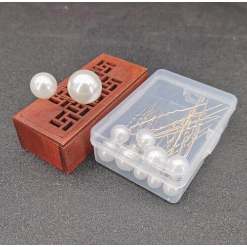 Fashion Women Simulated Pearl Hairpin Metal Barrette Clip Wedding Bridal Hair Jewelry Accessories Wedding Hairstyle Design Tools