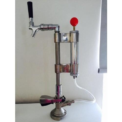 Beer barrel set blast pump adjustable beer faucet accessories, Brass beer dispenser pump suit tap homebrew beer tap equipment