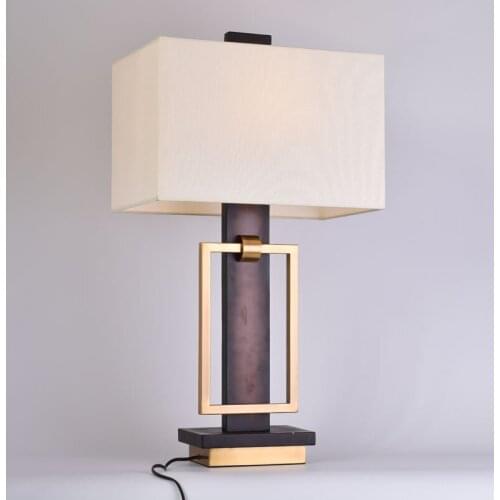 Simple modern creative personality hotel model bedroom bedside dining room fabric table lamp