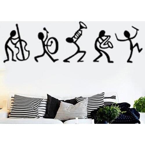 Music Notes Wall Decal Living Room High Quality Stickers For Living Room Home Decals Vinyl Removable FB-38