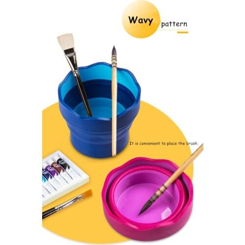 1pc Faber Castell Foldable Pen Washer Watercolor Pens Special Rinse Wash Pens Folding Pen Wash Bucket