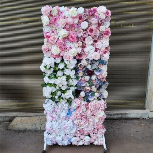 SPR colorful flower wall panels for party event wedding artificial flower wall decorative flowers