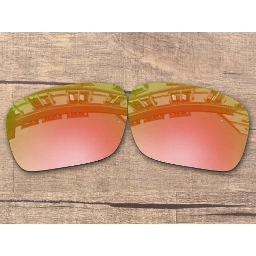 Vonxyz Peach Gold Mirror Polarized Replacement Lenses for-Oakley Holbrook Frame