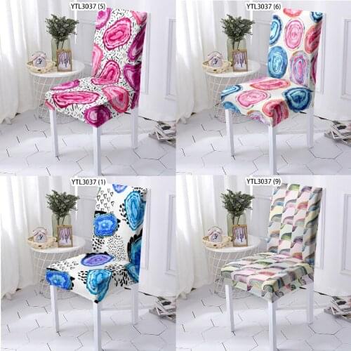 Colorful dragon fruit dinner table and chairs cover chair office chair cover pink gaming chair black chair cover recliner cover