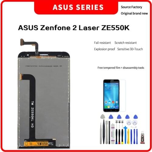 For Asus Zenfone 2 Laser ZE550KL LCD display High quality HD brand new screen assembly with Disassembly tools