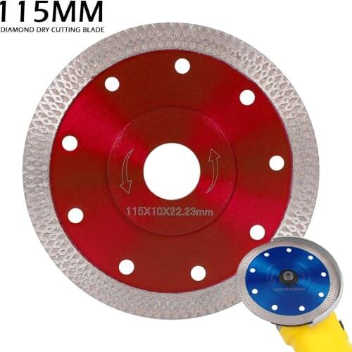 1 Pcs Diamond Saw Blade Disc Porcelain Tile Ceramic Granite Marble 115/125mm Diamond Saw Blades for Angle Grinder Cutting Tool