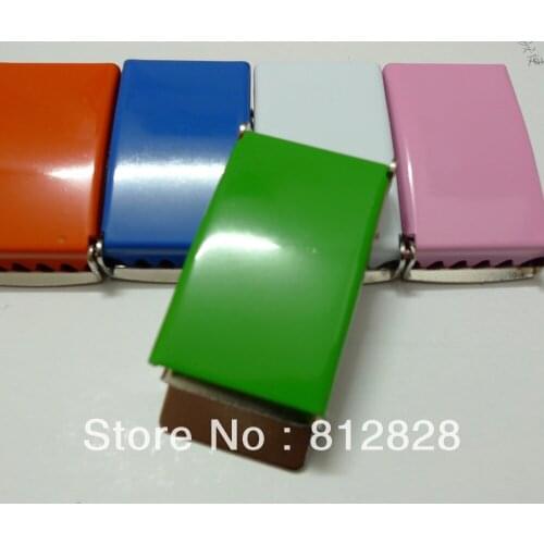 10pcs 1" 25mm #39 Green Enamel Painted Belt Buckles FREE SHIPPING