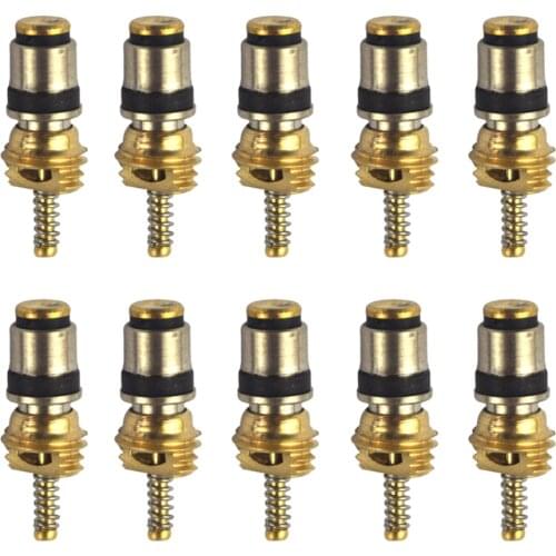 10pcs Valve Core Assortment Air Conditioning A/C Seal Repair Kit AC