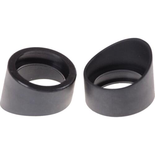 2 Pcs/Set Rubber Eyepiece Cover Guards for Biological Stereo Microscope Telescope Monocular Binoculars Diameter 34mm