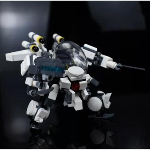 272Pcs 10cm DIY STEM MOC Mecha Alpha Model Small Particle Building Blocks Toys