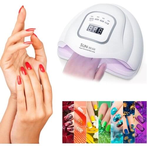 45 Beads UV LED Nail Lamp Nail Dryer With LED Display For All Gel Cure Manicure Nail Machine Nail Art Tools Dropship
