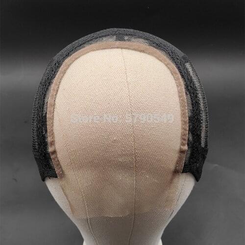 4X4 Lace-Closure-Wig-Caps Adjustable Lace Wig Caps Chinese-swiss-lace-wig-caps for making closure wigs