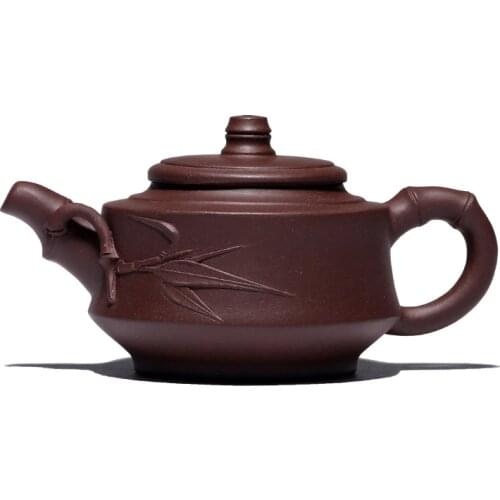 90ML Small Yixing purple clay teapot kung fu kettle drinkware ore mud pot
