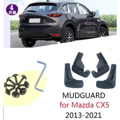 For Mazda CX5 2013 2014 2015 2016 2017 2018 2019 2020 2021 Fender Mud Guard Flap Splash Flaps Mudguards Car Accessories 4PCS