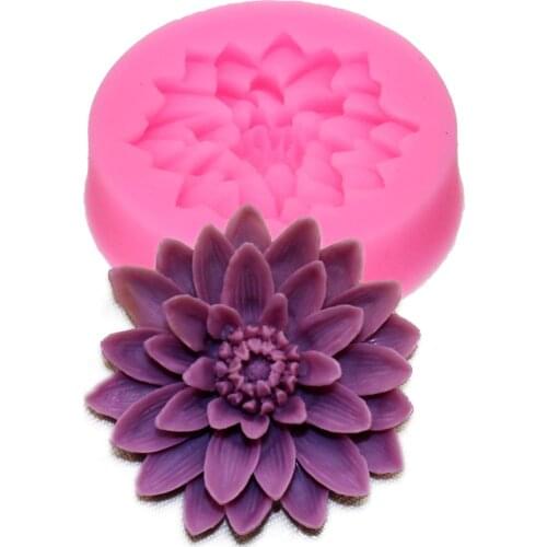 Daisy Flower Silicone Fondant Mold for Gum Paste Cake Decorating cake topper Resin Jewelry Soaps Gummies Mould