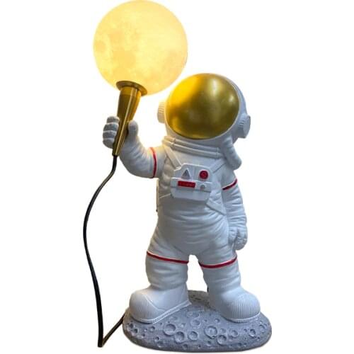 Childrens astronaut wall Lamp Creative Personality Eye Protection LED table Light Bedroom Room Bedside home decor lights