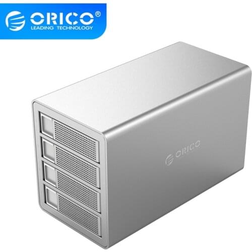 ORICO 35 Series 4 bay 3.5'' HDD Docking Station With RAID,Support capacity 80TB Supported RAID RAID 0,1,3,5,10/SPAN/CLONE/Normal