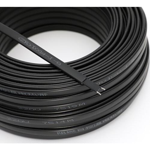 High Quality Self Regulating Heating Cable 8mm Drain Water Pipe Freeze Protection 20W/m Defrost Snow Melting Wires