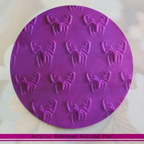 Kitchen Roller Fondant, Sugar Cookies, Clay and Art Projects Spider Pattern Embossed Pins Cake Tools