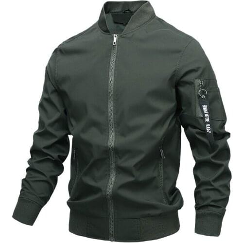 2020 New Autumn Mens Tactical Field Bomber Jacket Light Military Clothes Special Force Jackets Fall Casual Male Slim Pilot Coat