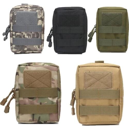 Outdoor Military Tactical Waist Bag Multifunctional EDC Molle Tool Zipper Pack Durable Belt Pouch Fanny Pack Camping Accessories