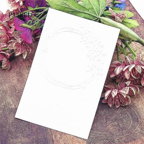 Easter plastic clock template round lace craft card making paper card album wedding decoration Embossing folders