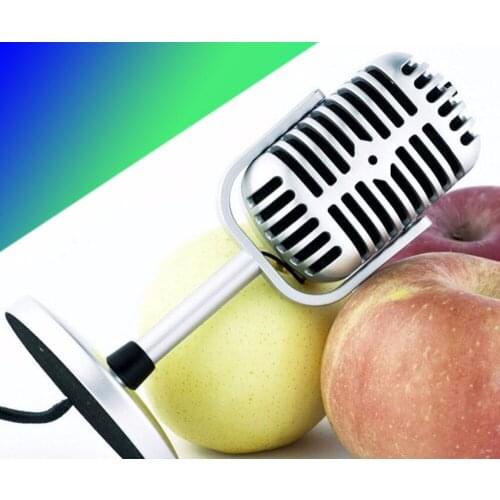 Professional Vocal Microphone R-058 Swing Dynamic Microphone for Jazz Old Style Fashion Antique Microphone