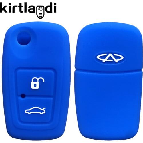 Silicone Key Case Cover Holder Shell for Chery Elara A5 A1 Ego Tengo A3 Cielo T11 M11 A13 E5 Tiggo Fulwin Cowin 3 5 Chance Cover