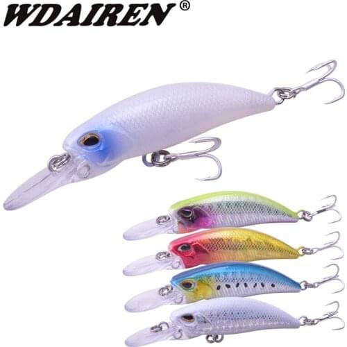 WDAIREN Quality Minnow Hard Fishing Lures Sinking Wobblers 6.5cm 5.2g Artificial Hard Bait Bass Pike Lure Pesca Fishing Tackle