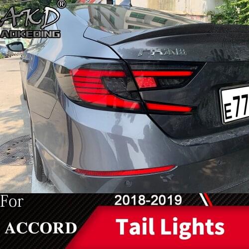 Tail Lamp For Car Honda Accord X G10 2018-2019 LED Tail Lights Fog Lights Daytime Running Lights DRL Tuning Cars Car Accessories
