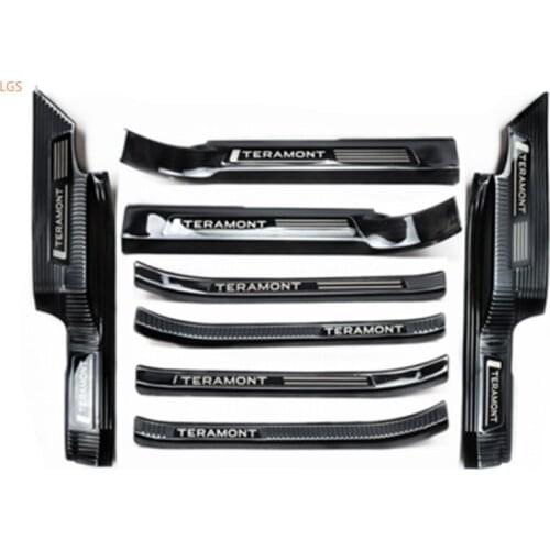 Stainless steel threshold guard Trunk threshold guard anti-scratch protection car styling For Volkswagen Teramont 2017-2020